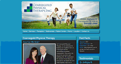 Desktop Screenshot of coarsegoldphysicaltherapy.com